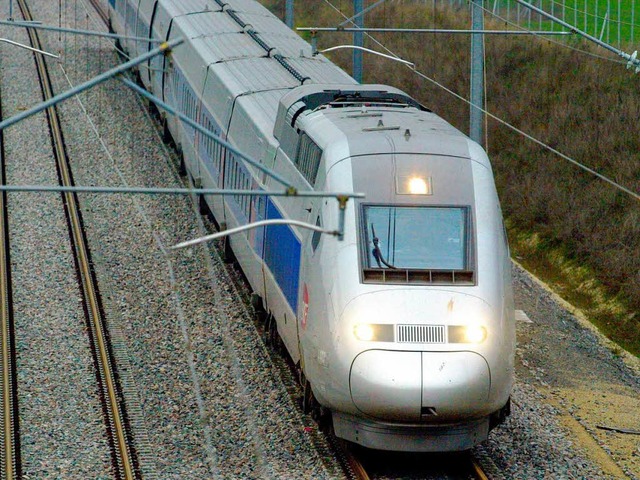 Flitzer fr ein Millionenpublikum &#8211; der TGV   | Foto: AFP