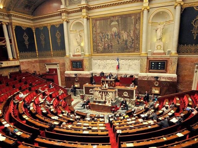 Das Parlament in Frankreich  hat 577 Sitze.  | Foto: dpa