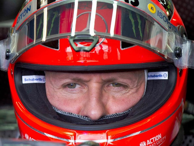 Michael Schumacher beim Training fr den Grand Prix in Montreal.  | Foto: dapd