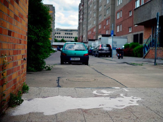 Der Tatort im Berliner  Stadtteil Hohenschnhausen  | Foto: dpa