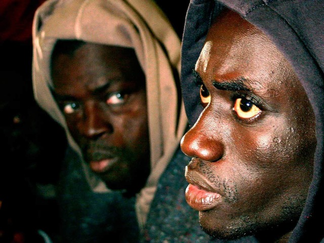 Afrikanische Flchtlinge.  | Foto: dpa
