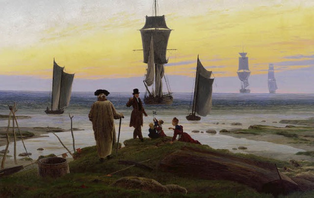 Romantische Utopie begegnet abendliche... Friedrich, &#8222;Lebensstufen&#8220;  | Foto: BZ/Grandidier