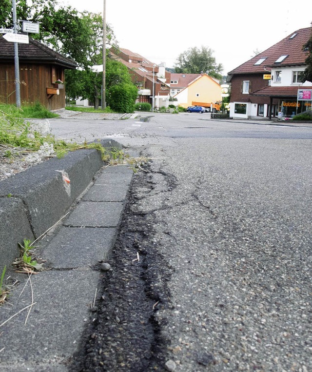 Ortskernsanierung  hlingen: Der  1. Bauabschnitt ist beschlossen.   | Foto: wd