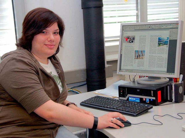 Katharina bei der Arbeit  | Foto: bz