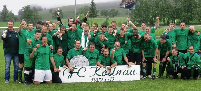 Der FC Kollnau hat durch ein Tor in de...en direkten Wiederaufstieg geschafft.   | Foto: Verein