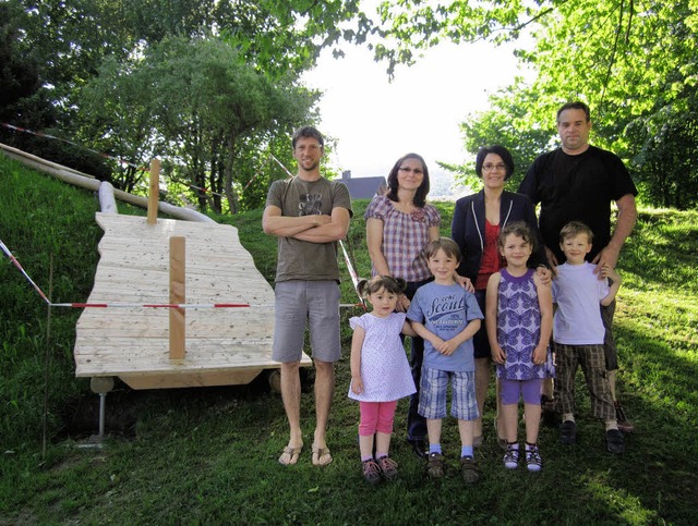 Der Kindergarten St. Konrad hat nun eine neue Kletterrampe.  | Foto: zvg