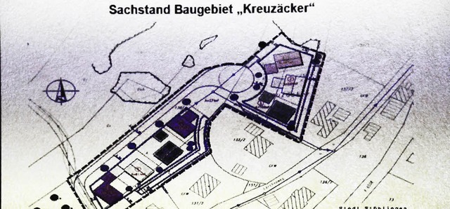Das Baugebiet &#8222;Kreuzcker&#8220;...(Bild vom diesjhrigen Brgergesprch)  | Foto: Dietmar Noeske