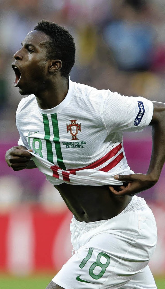 Hat hnlichkeit mit dem  jungen Pele: ... der das Siegtor fr Portugal erzielte  | Foto: dapd
