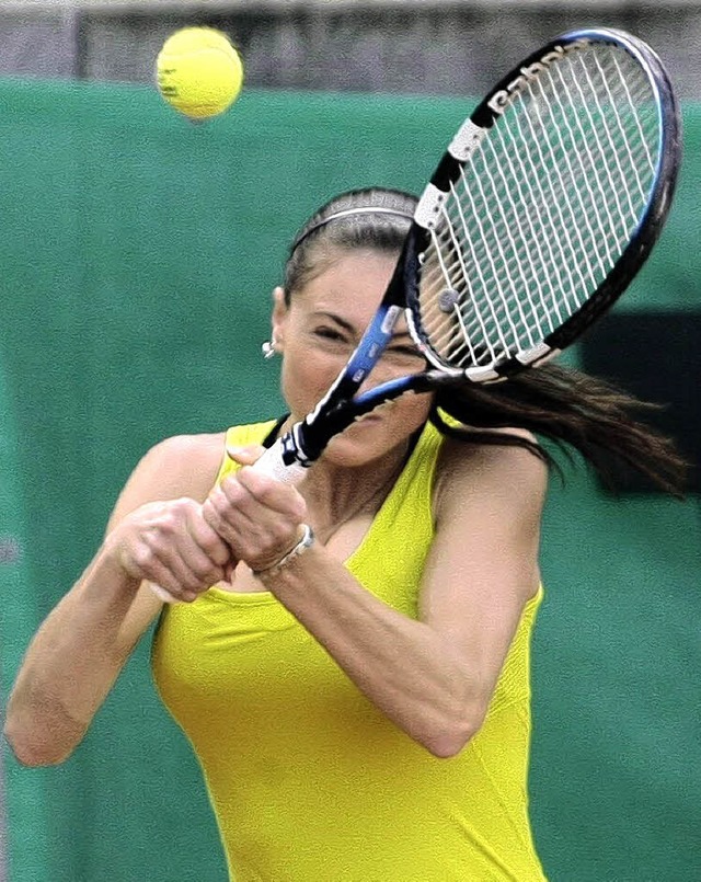 Diana Vranceanu spielt in Oberweier  an Position  sechs.   | Foto: Archiv: P. Aukthun