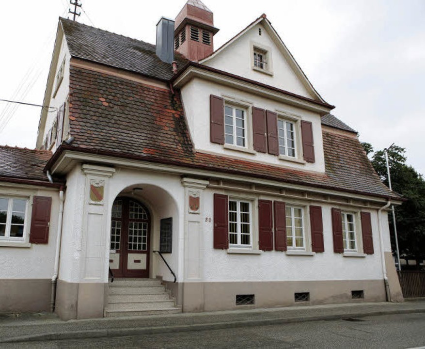 Der kleinste Ort von Schwanau, Wittenw...uf dem Bild ist das Rathaus zu sehen.   | Foto: Chr. Breithaupt