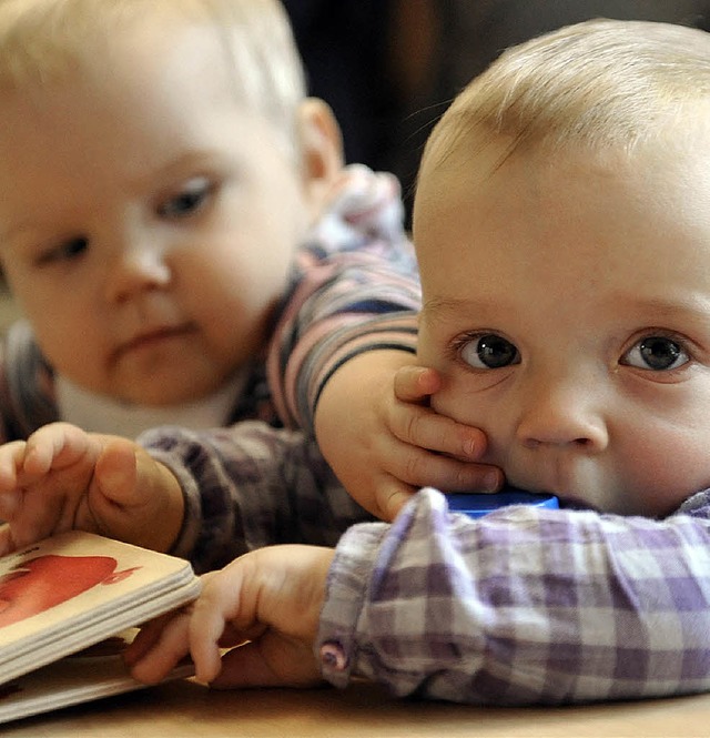 Kleinkindbetreuung im Kindergarten: Auch in Mahlberg steigt die Nachfrage.  | Foto: DAPD