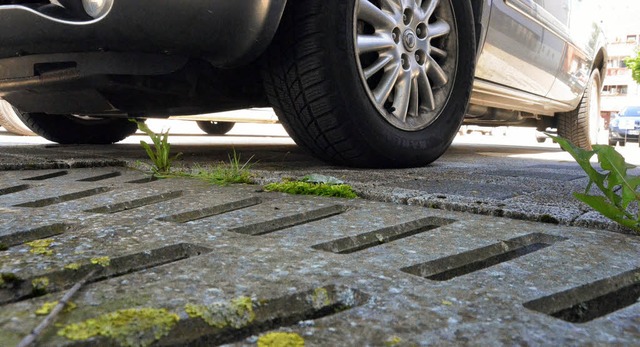 Je mehr Flche versiegelt ist, desto h... Regenwassergebhr fr den Eigentmer.  | Foto: Peter Gerigk