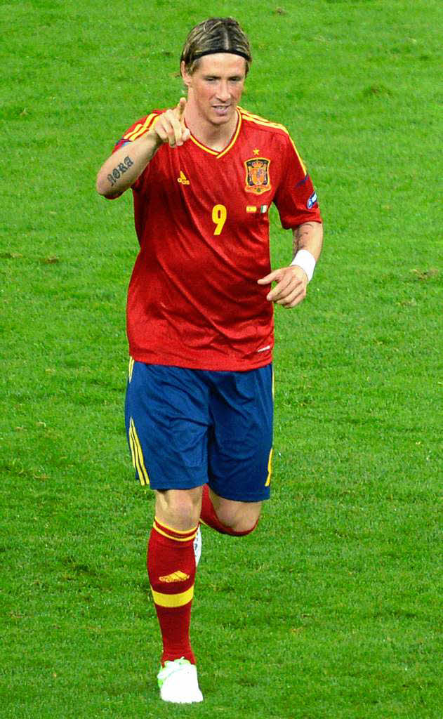 Der Gomez Spaniens: Nach dem ersten spanischen EM-Spiel hart kritisiert, schiet Fernando Torres gegen Irland zwei Tore.