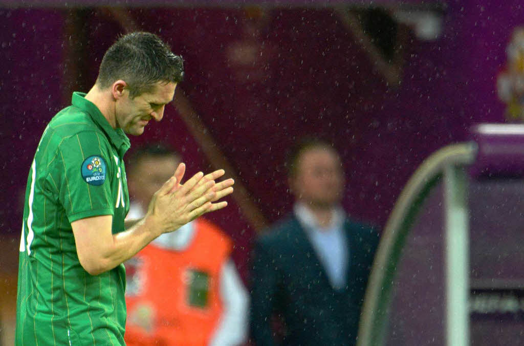 Frustiert: Irlands Routinier Robbie Keane