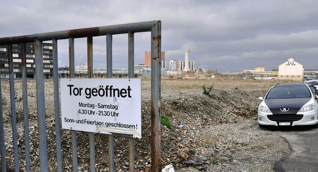 Das Silogebude der Basler Lagergesell...Tanz und Theater eingerichtet werden.   | Foto: Daniel Gramespacher