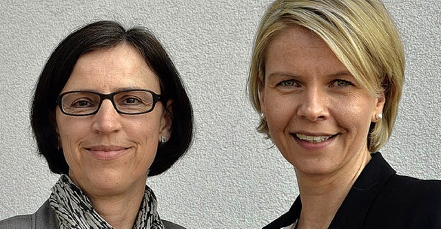 Susanne Daniel und Sabine Beck   | Foto: Ruda