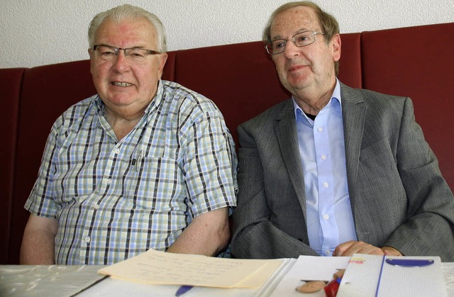 Nach 27 Jahren mchte Karl Heinz Vogt ...heiden. Nachfolger ist Artur Cremans.   | Foto: Marlies Jung-Knoblich