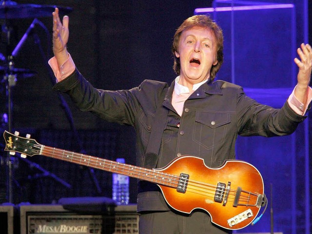 Bejubelt auf seiner laufenden Welttournee: Paul McCartney   | Foto: DPA