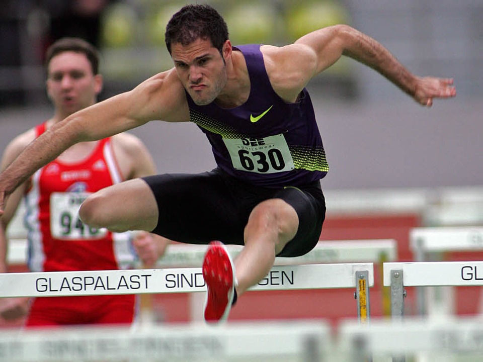Offenburger Hürdensprinter Bühler auf Rang zwei Leichtathletik