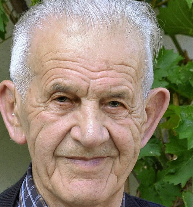 Hermann Hupfer, 90 Jahre  | Foto: Beate Zehnle-Lehmann
