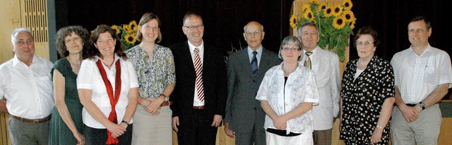 Helfried Hoffmann,  Hildegard Pfahler,...cker und Alfred Eichhorn (von links).   | Foto: OUNAS-KRUSEL