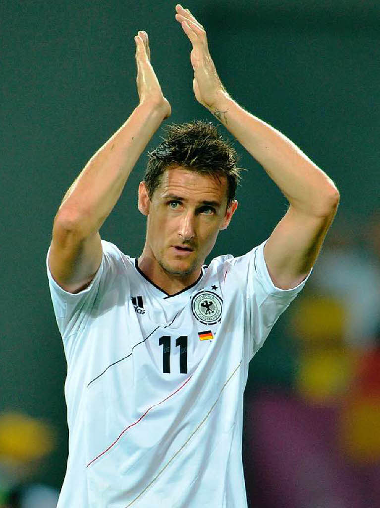 Platz 2: Miroslav Klose, 129 Lnderspiele