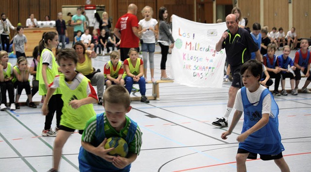 Handballwettstreit mehrerer Grundschul...mit dem Sdbadischen Handballverband.   | Foto: BZ