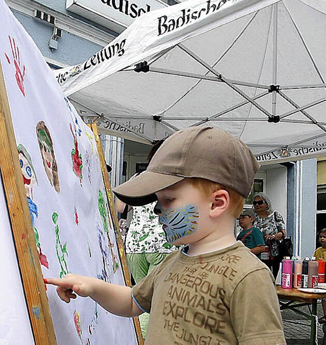 Bunte Farben kamen bei der Badischen Zeitung zum Einsatz.   | Foto: H. Fssel