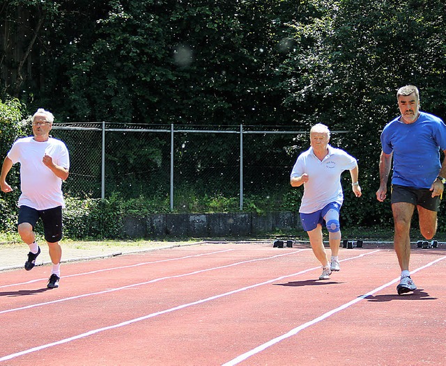 Sprint war eine Disziplin beim Leichta...wettkampf war  ausgesprochen beliebt.   | Foto: Monika Weber