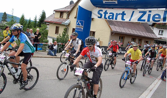 Start zum &#8222;Speed-Track&#8220; in...elben Trikot) war mit von der Partie.   | Foto: Ulrike Jger