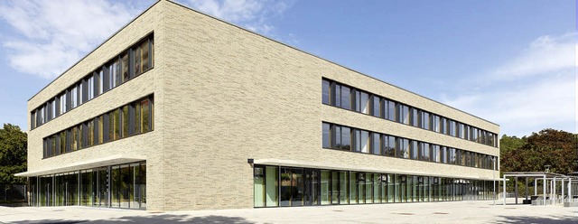 Das neue Weiler Oberrhein-Gymnasium is...der Rundfahrt am Tag der Architektur.   | Foto: Zooey Braun