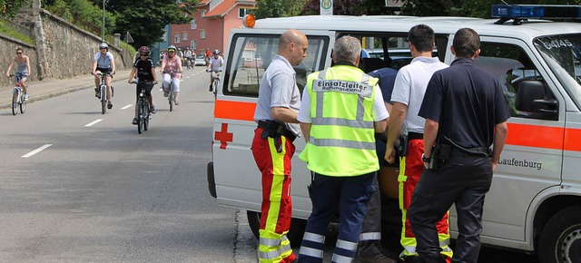 Der Erlebnistag Slow-up ging ohne grere Zwischenflle zu Ende.  | Foto: DRK