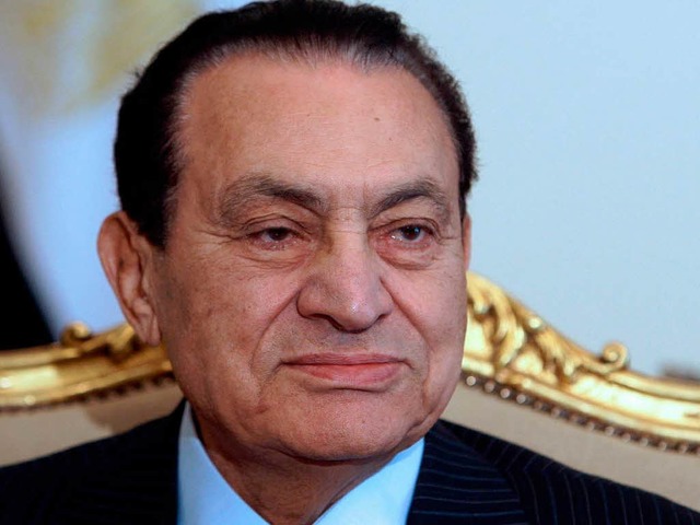 Hosni Mubarak im Februar 2012  | Foto: dpa