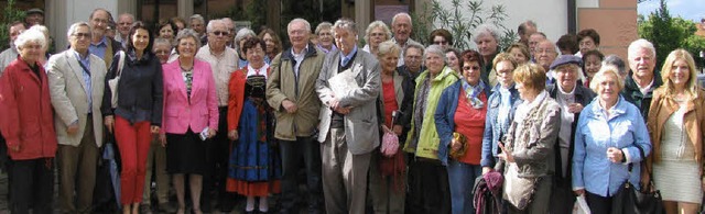 Zu Besuch der Mairie im oberelsssisch...hergruppe aus dem Sdlichen Breisgau.   | Foto: Manfred Lange