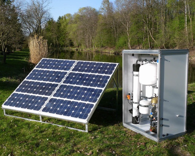 Solarspring wird ausgezeichnet beim We...entsaltzungsanlagen mit Sonnenenergie.  | Foto: Privat