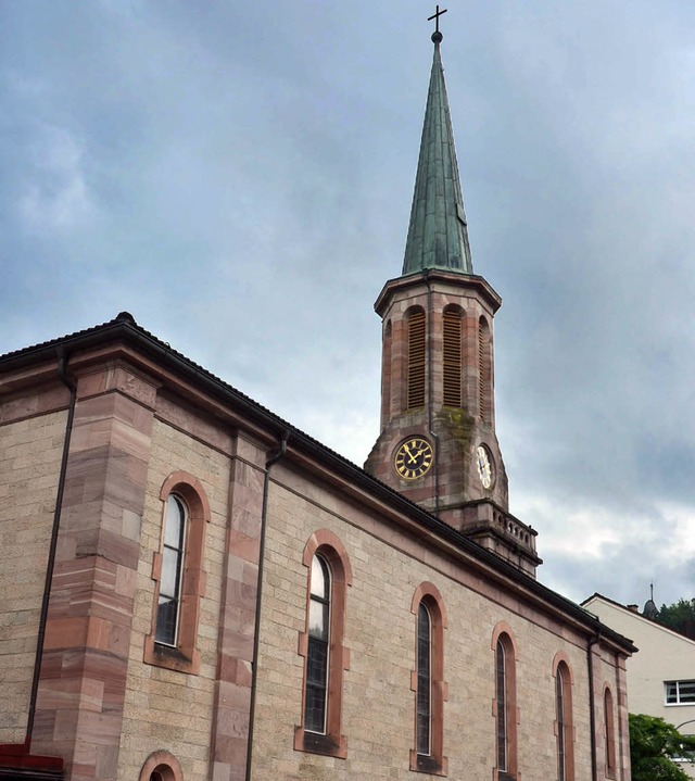 Die evangelische Stadtkirche in Zell feiert Jubilum.  | Foto: Hermann Jacob