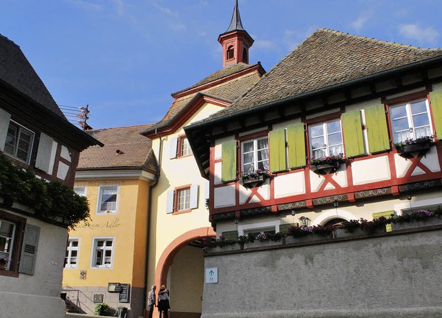 Sie soll durch die neuen Bauvorschrift...heims Mittelstadt mit  ihrem Stadttor.  | Foto: Benjamin Bohn