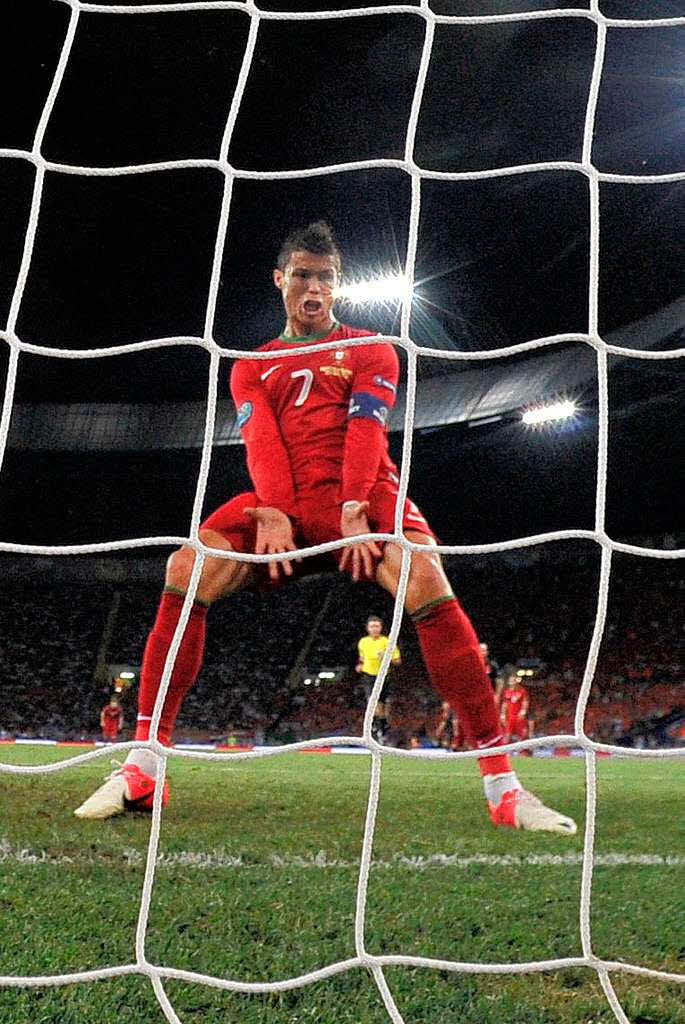 TOR-SCHSSE: 13, Cristiano Ronaldo (Portugal); er erzielte im Turnier brigens  bislang 2 Tore.