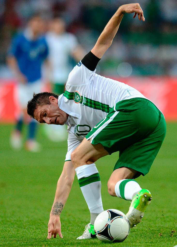 ABSEITSSTELLUNG: 6, Robbie Keane (Irland, nicht mehr im Turnier)
