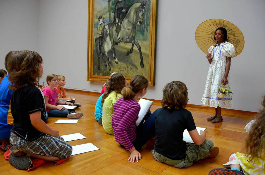 Die Klasse 4a aus Weil-Haltingen besichtigt die Renoir-Ausstellung im Kunstmuseum Basel. Die Klasse 4a aus Weil-Haltingen besichtigt die Renoir-Ausstellung im Kunstmuseum Basel.