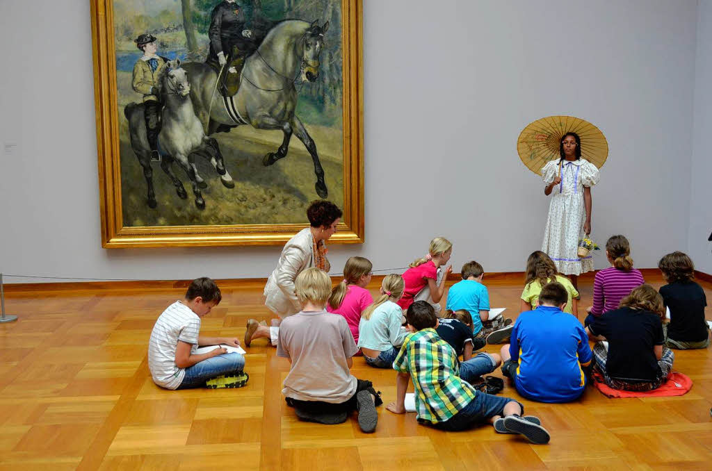 Die Klasse 4a aus Weil-Haltingen besichtigt die Renoir-Ausstellung im Kunstmuseum Basel. Die Klasse 4a aus Weil-Haltingen besichtigt die Renoir-Ausstellung im Kunstmuseum Basel.