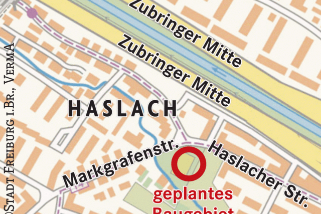 Neues kleines Baugebiet an Markgrafenstraße