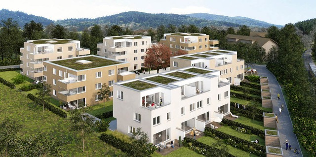 Der Bauverein Breisgau wird den &#8222...hnungen sowie  acht Reiheneigenheime.   | Foto: BVB