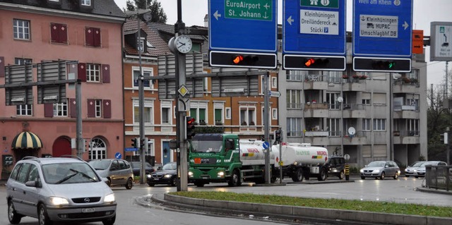 Das steigende Verkehrsaufkommen auf Du...n bis 2020 um zehn Prozent zu senken.   | Foto: Daniel Gramespacher