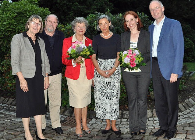 ( von links : Jutta Collmann, Jrgen C...-Jopen, Birgit Seitz, Christoph Jopen)  | Foto: Privat