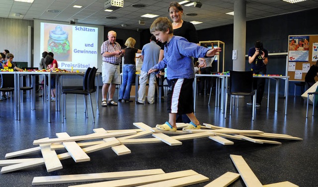 ber diese Brcke musst du gehen: Bei ...fhige &#8222;Leonardo-Brcke&#8220;.   | Foto: Thomas Kunz