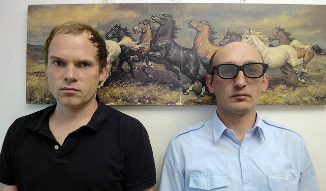 Mense Reents (links) und Jakobus Siebels sind Die Vgel   | Foto: promo