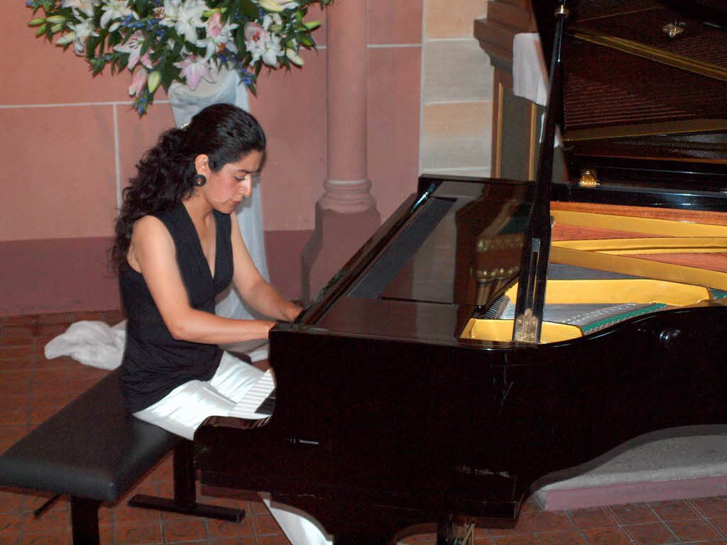Die aus Mexiko stammende Pianistin Claudia Corona beeindruckte mit ihrem Spiel.