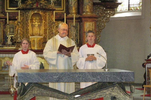 Neuer Altar, alte Madonna