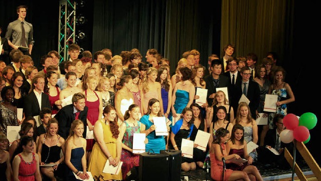 Die Abiturienten 2011/2012 des Hebel-Gymnasiums   | Foto: BZ